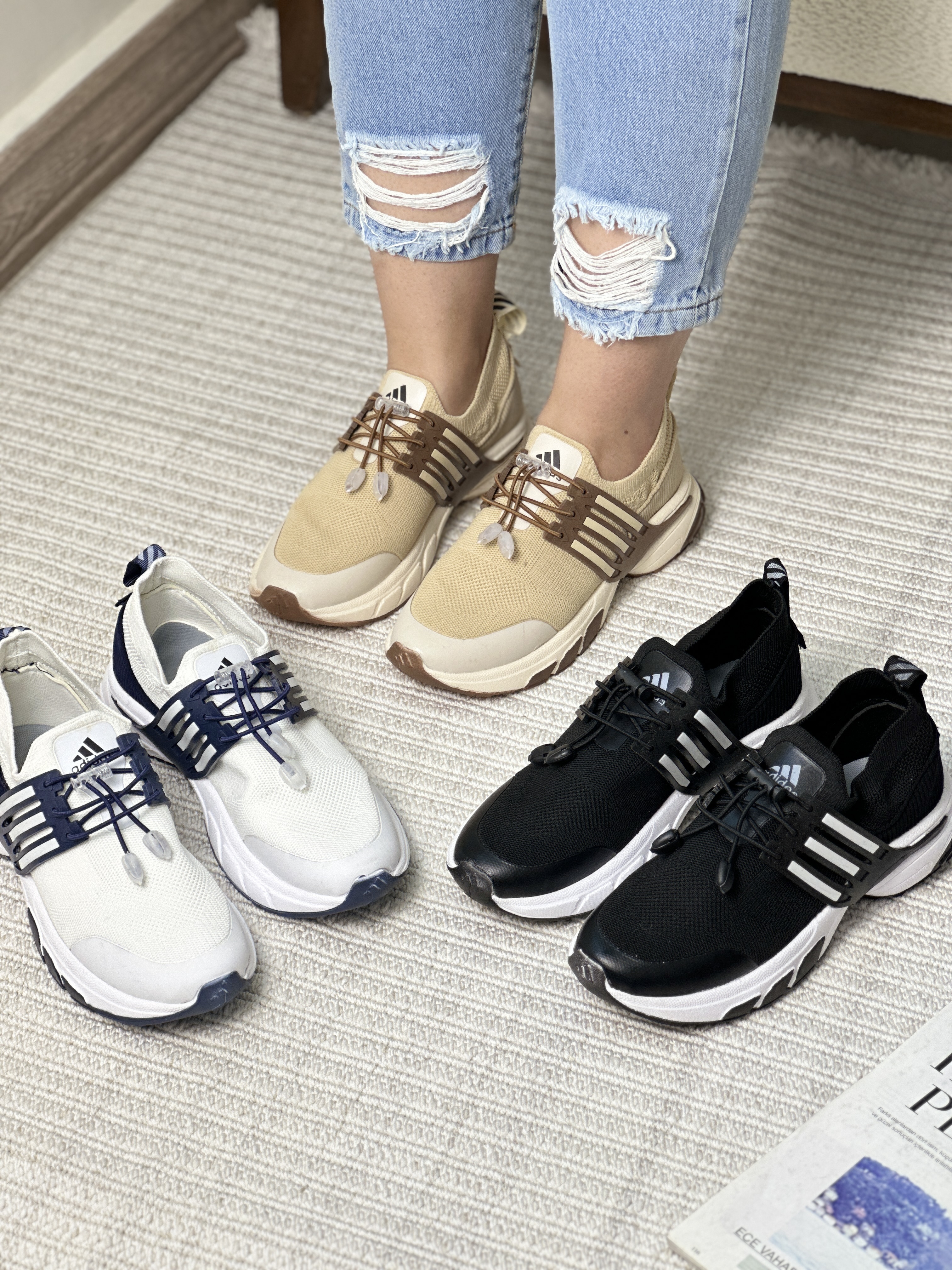 کتانی جورابی راحتی زنانه مناسب روزمره و پیاده روی